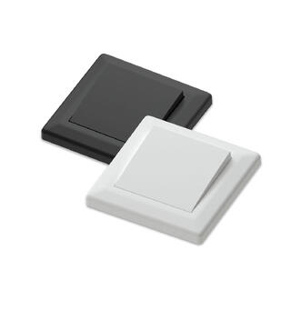 Bryter 16A/1 innfelt Polarhvit eller sort